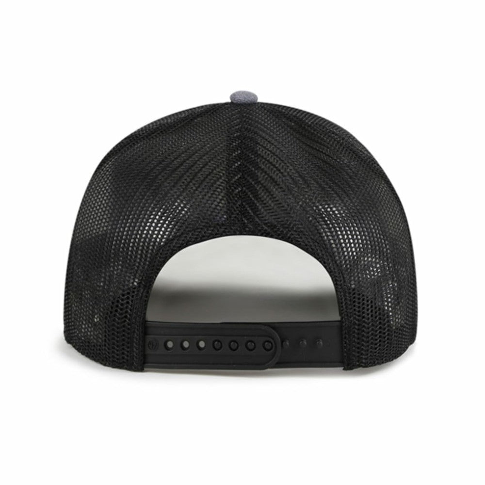 Houston Astros Carbon Rope Trucker Adjustable Hat Charcoal