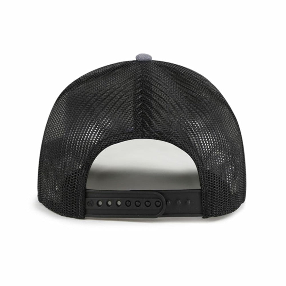 Minnesota Twins Carbon Rope Trucker Adjustable Hat Charcoal
