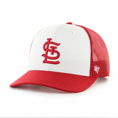 St. Louis Cardinals Freshman Trucker Adjustable Hat White/Red