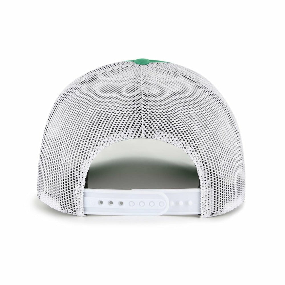 Athletics Meander Foam Trucker Snapback Hat Green