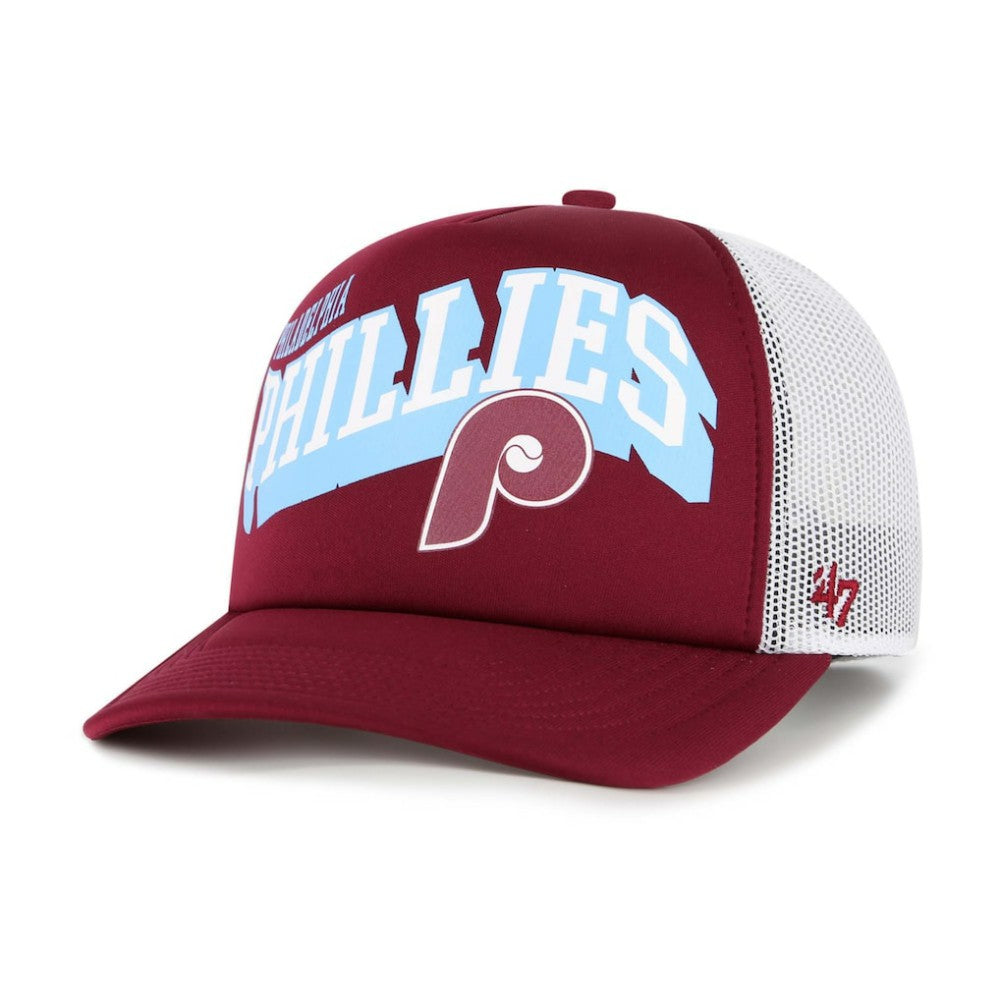 Philadelphia Phillies Meander Foam Trucker Snapback Hat Red