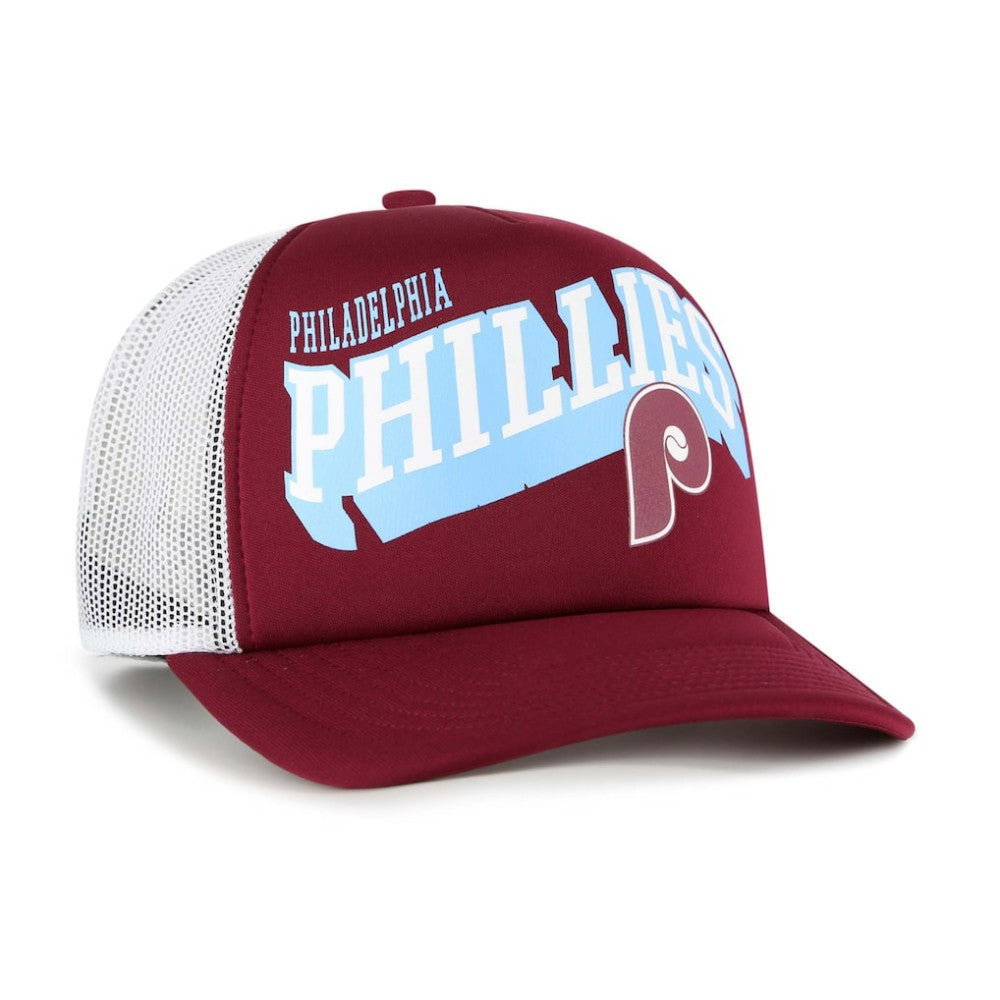 Philadelphia Phillies Meander Foam Trucker Snapback Hat Red