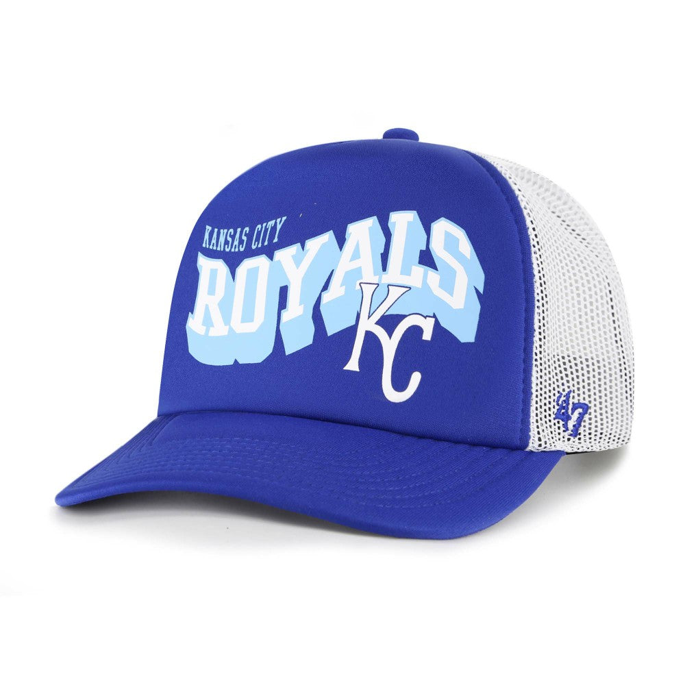 Kansas City Royals Meander Foam Trucker Snapback Hat Royal