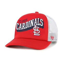 St. Louis Cardinals Meander Foam Trucker Snapback Hat Red