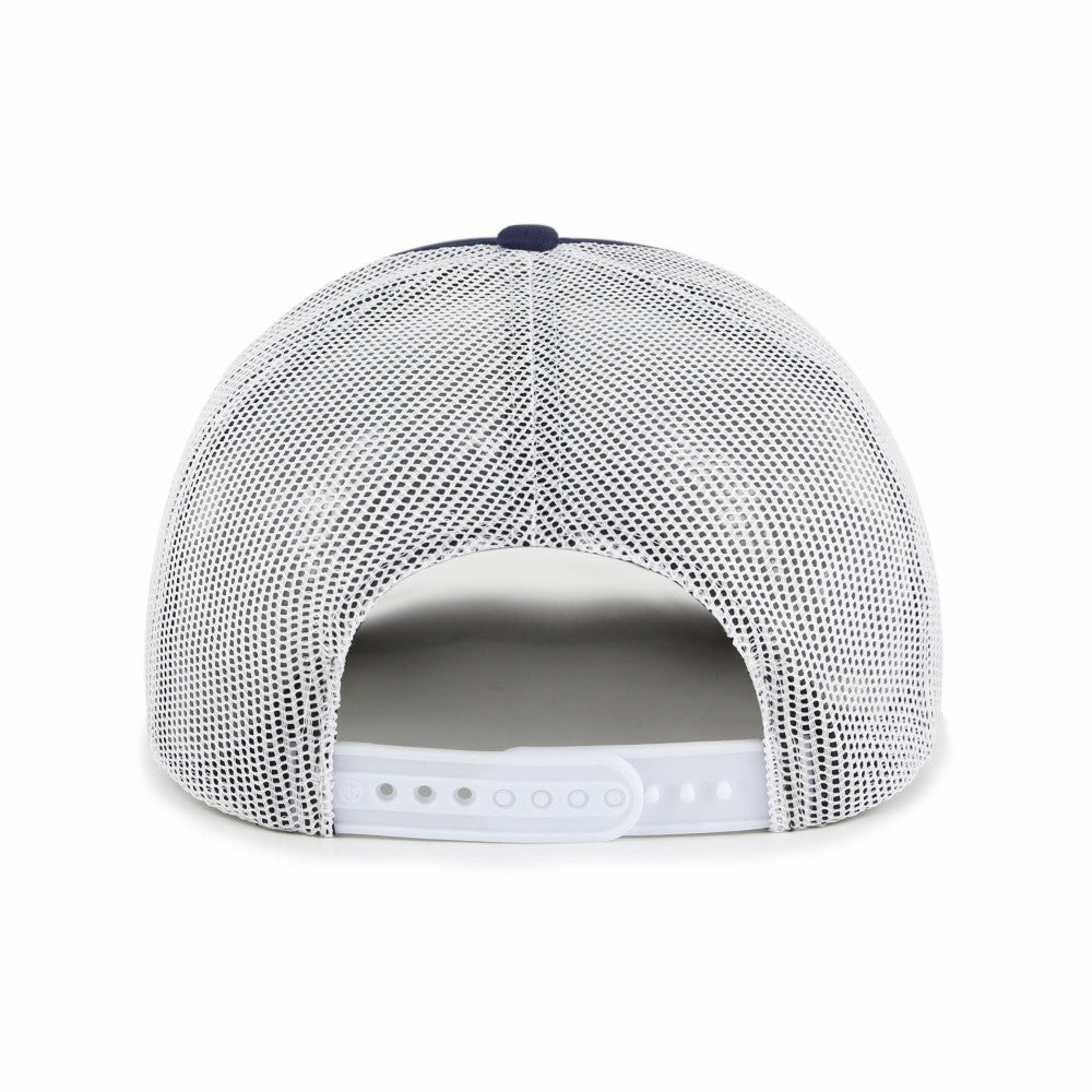 Los Angeles Angels Meander Foam Trucker Snapback Hat Navy