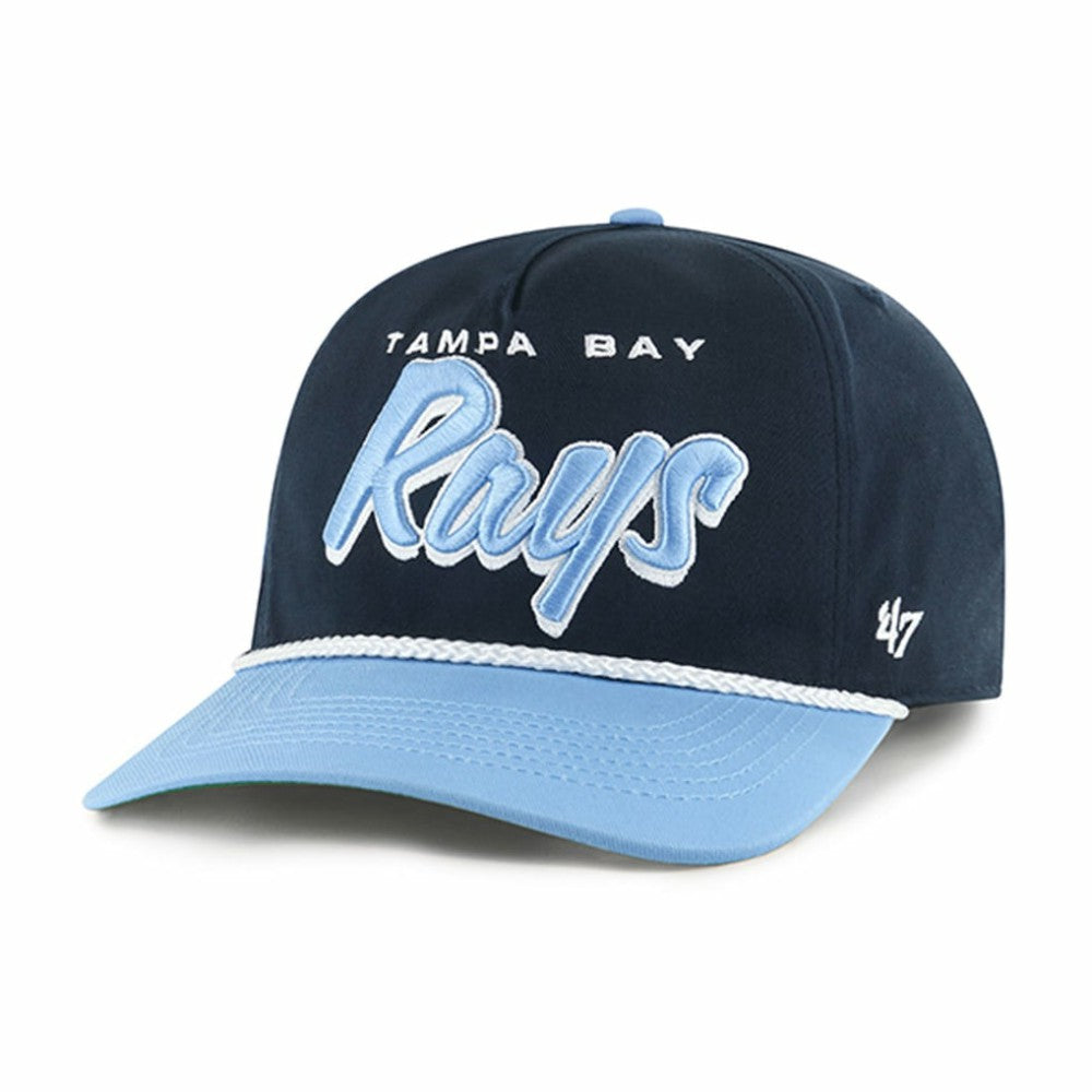 Tampa Bay Rays Dropshadow Rope Hitch Adjustable Hat Navy