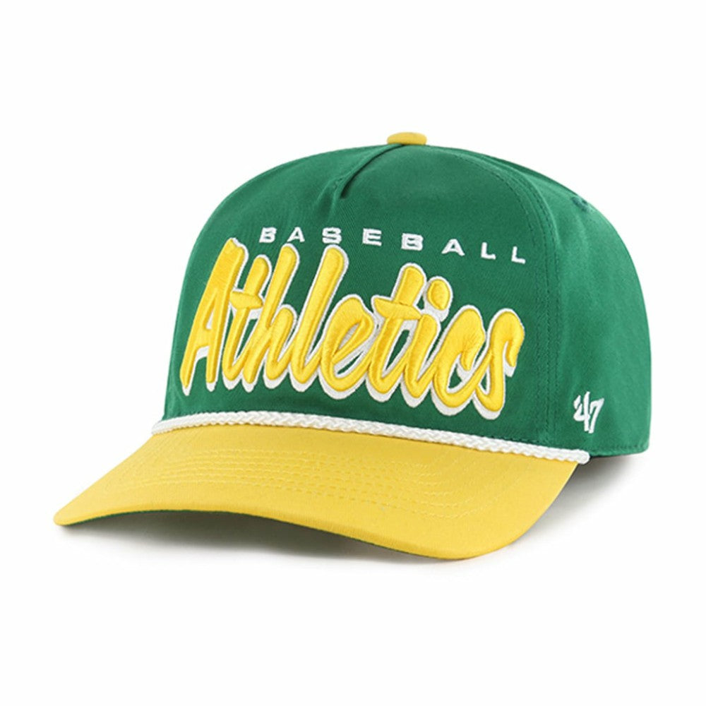 Athletics Dropshadow Rope Hitch Adjustable Hat Kelly Green