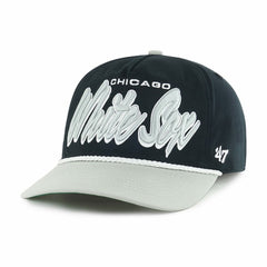 Chicago White Sox Dropshadow Rope Hitch Adjustable Hat Black