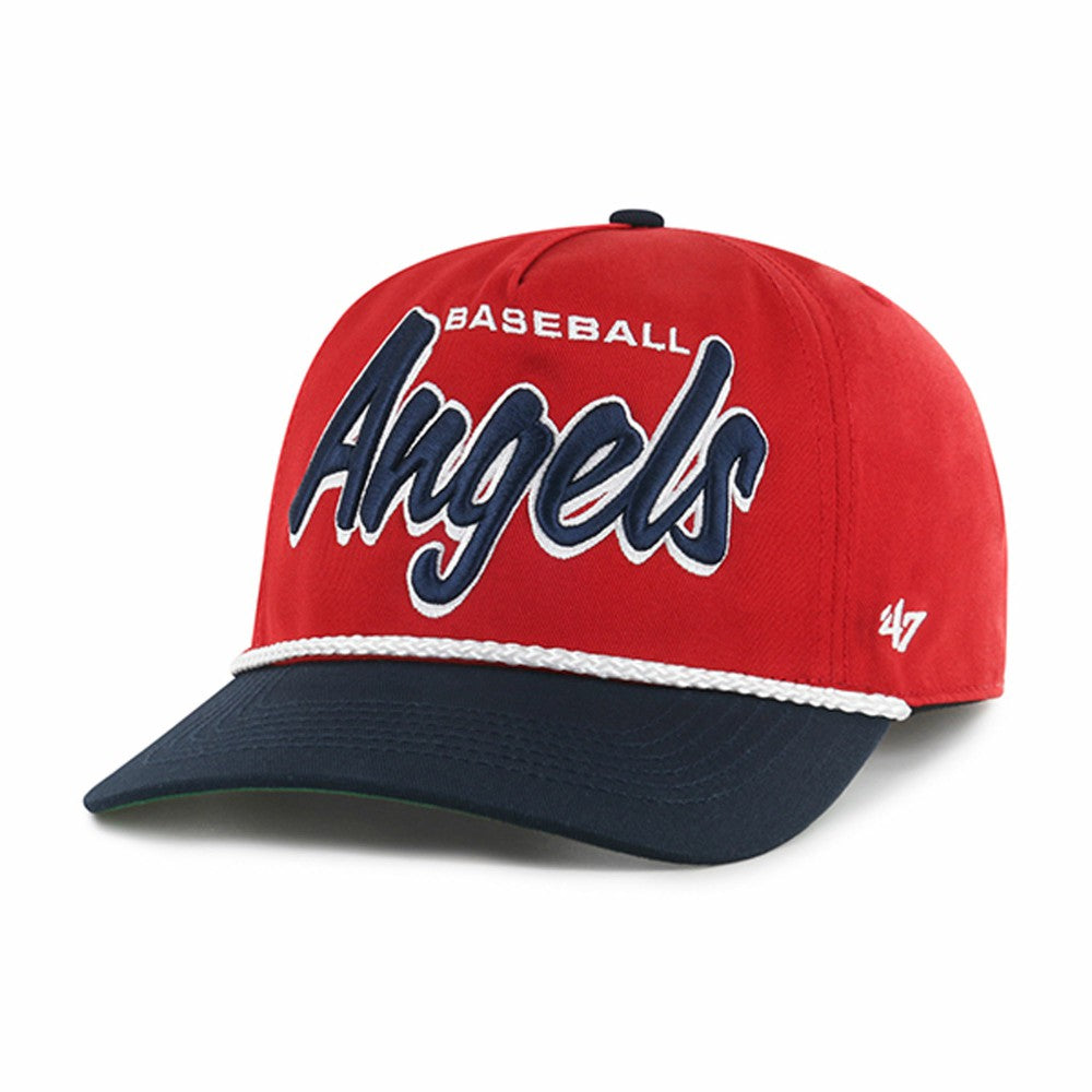 Los Angeles Angels Dropshadow Rope Hitch Adjustable Hat Red