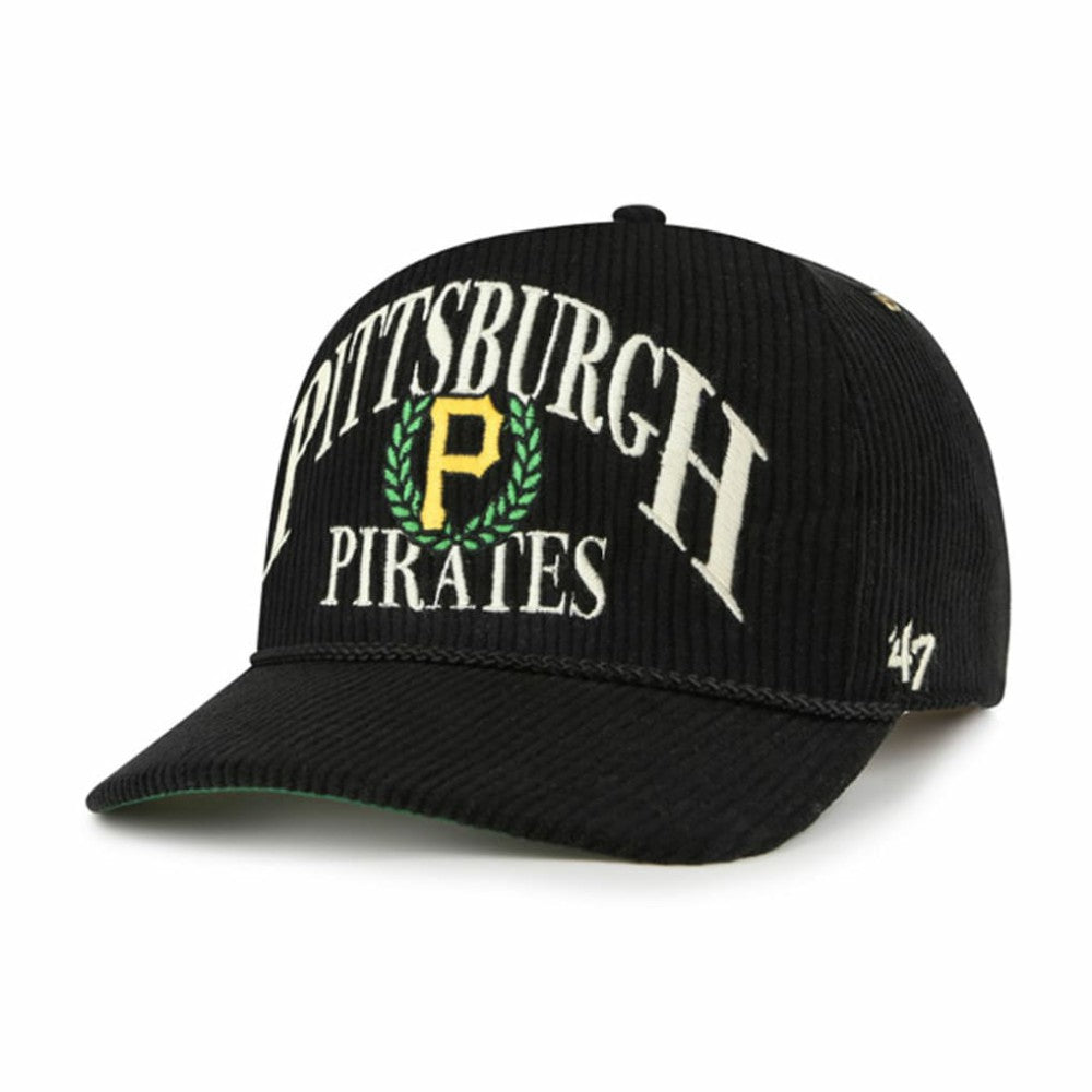 Pittsburgh Pirates Pitchout Rope Hitch Adjustable Hat Black