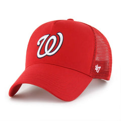 Washington Nationals Ballpark Offside Adjustable Trucker Hat Red