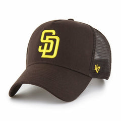 San Diego Padres Ballpark Offside Adjustable Trucker Hat Brown