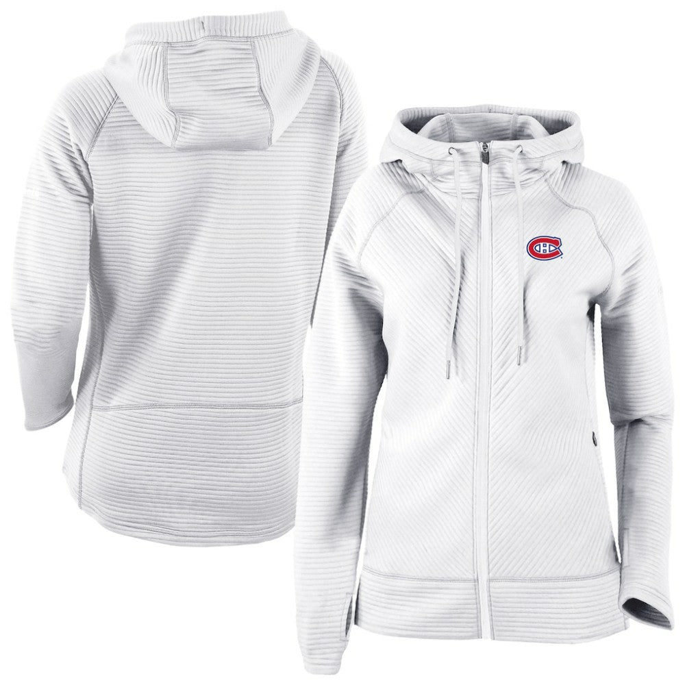 Montreal Canadiens Columbia Omni-Wick Pack It Up Full-Zip Jacket - White Jackets