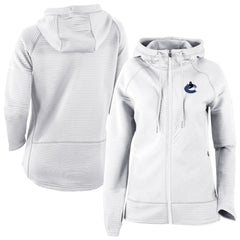 Vancouver Canucks Columbia Omni-Wick Pack It Up Full-Zip Jacket - White Jackets