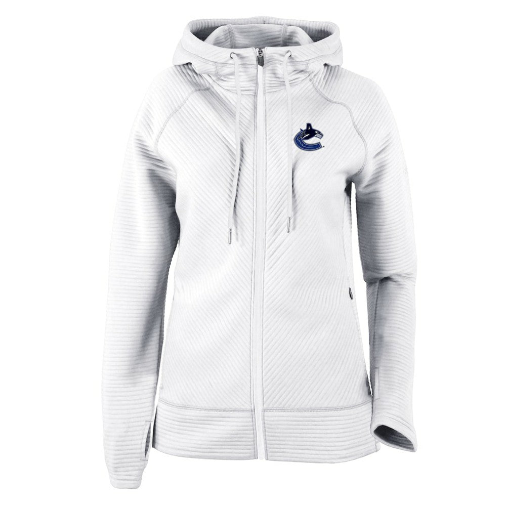 Vancouver Canucks Columbia Omni-Wick Pack It Up Full-Zip Jacket - White Jackets
