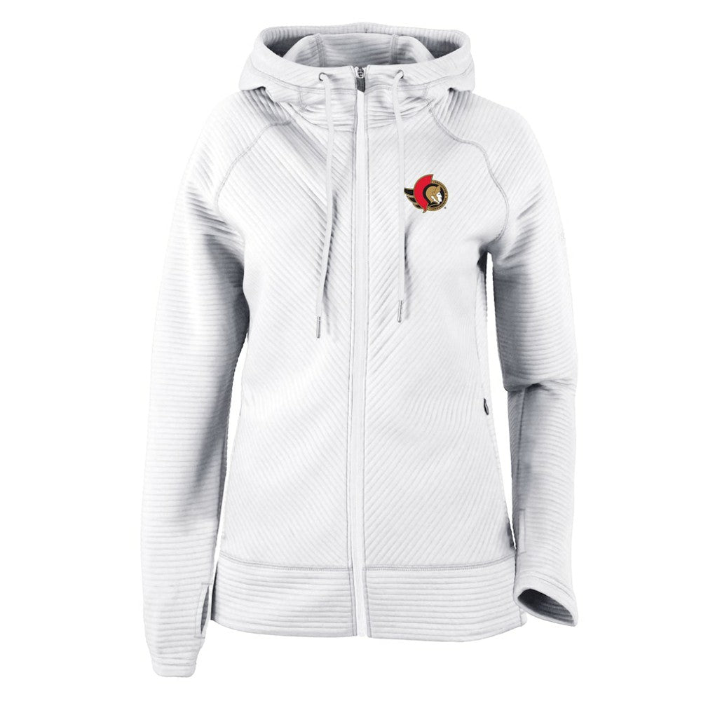Ottawa Senators Columbia Omni-Wick Pack It Up Full-Zip Jacket - White Jackets