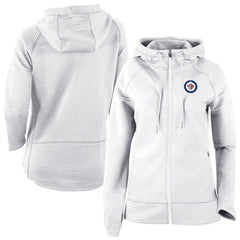Winnipeg Jets Columbia Omni-Wick Pack It Up Full-Zip Jacket - White Jackets