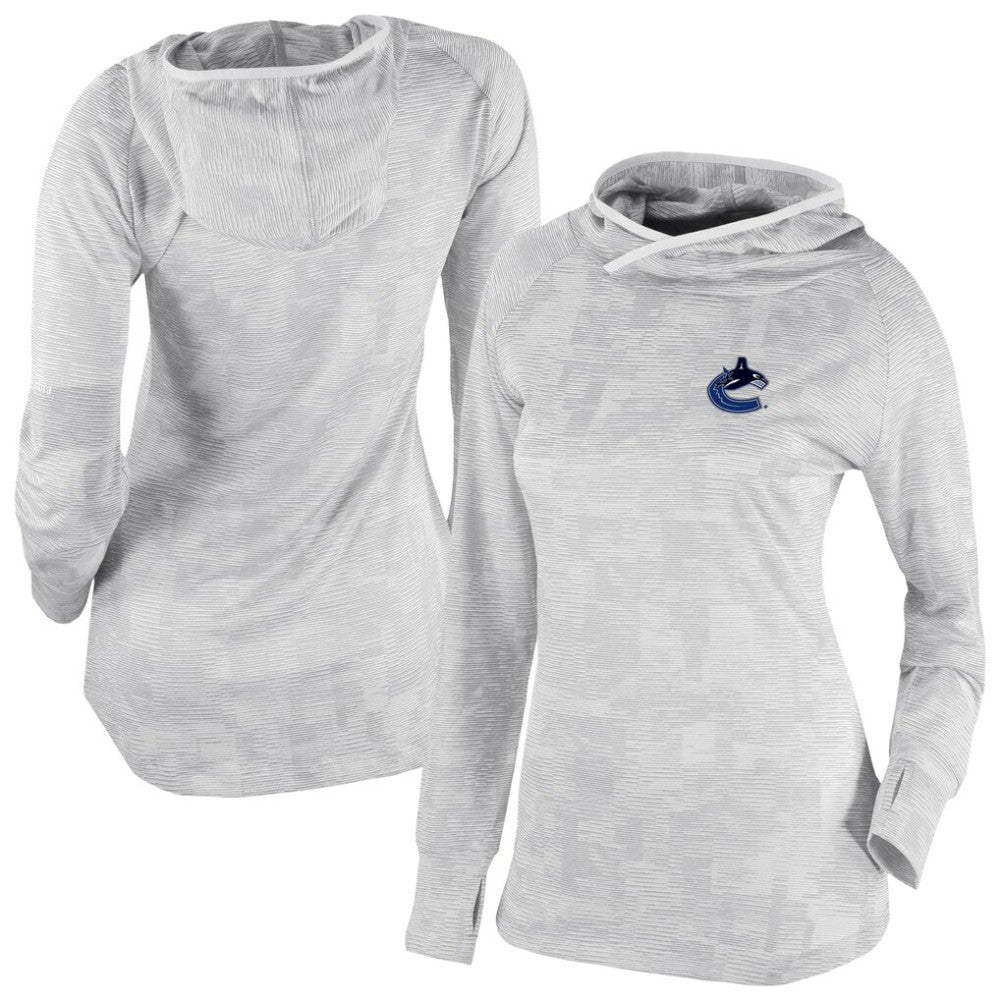 Vancouver Canucks Columbia Women's Omni-Wick Sunday Ball Pullover Hoodie - White Hoodies