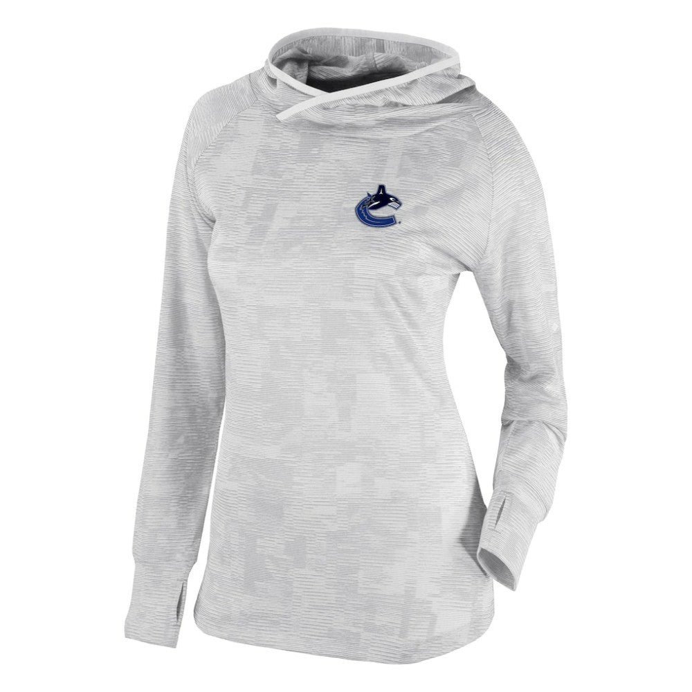 Vancouver Canucks Columbia Women's Omni-Wick Sunday Ball Pullover Hoodie - White Hoodies