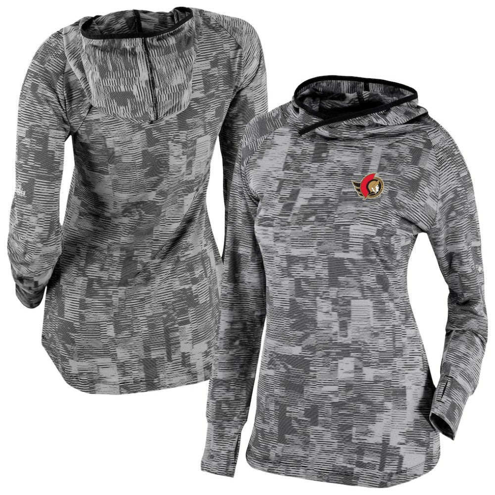 Ottawa Senators Columbia Women's Omni-Wick Sunday Ball Pullover Hoodie - Black Hoodies