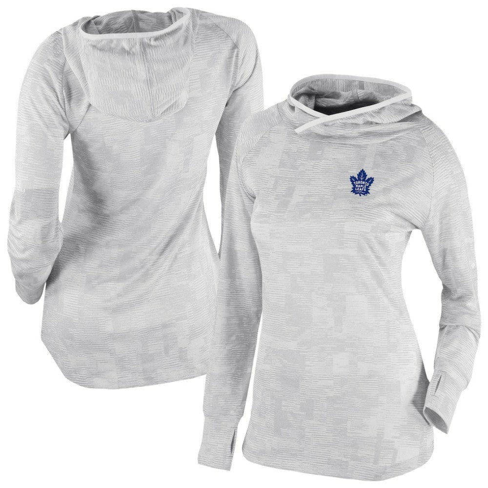 Toronto Maple Leafs Columbia Women's Omni-Wick Sunday Ball Pullover Hoodie - White Hoodies