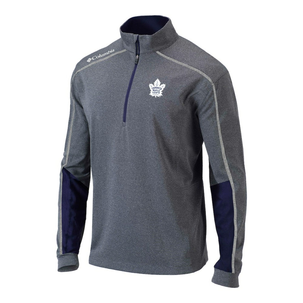 Toronto Maple Leafs Columbia Omni-Wick Shotgun 2.0 Quarter-Zip Pullover Top - Navy Pullover