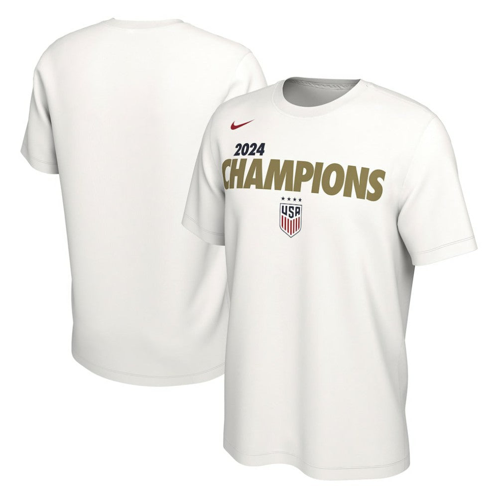 USWNT 2024 Summer Olympics Gold Medal T-Shirt - White online