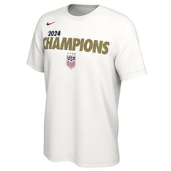 USWNT 2024 Summer Olympics Gold Medal T-Shirt - White online