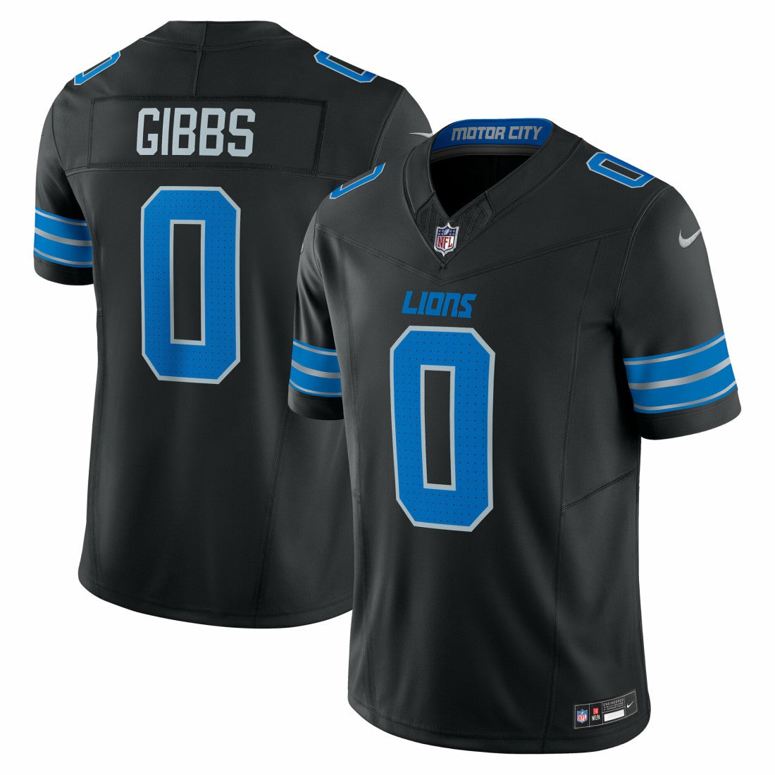Jahmyr Gibbs Detroit Lions 2nd Alternate Vapor F.U.S.E. Limited Jersey - Black online