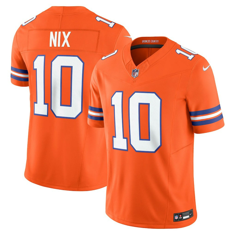 Bo Nix Denver Broncos Vapor F.U.S.E. Limited Jersey - Orange on sale