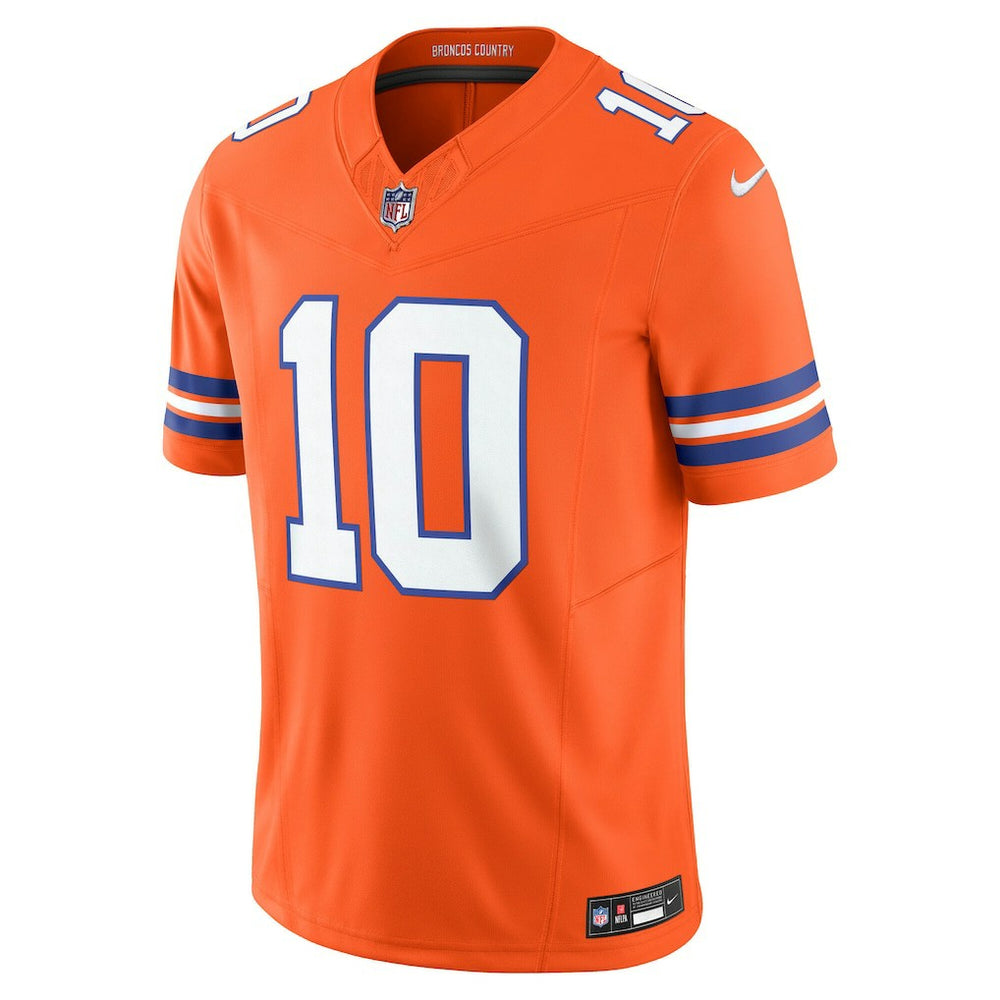 Bo Nix Denver Broncos Vapor F.U.S.E. Limited Jersey - Orange on sale