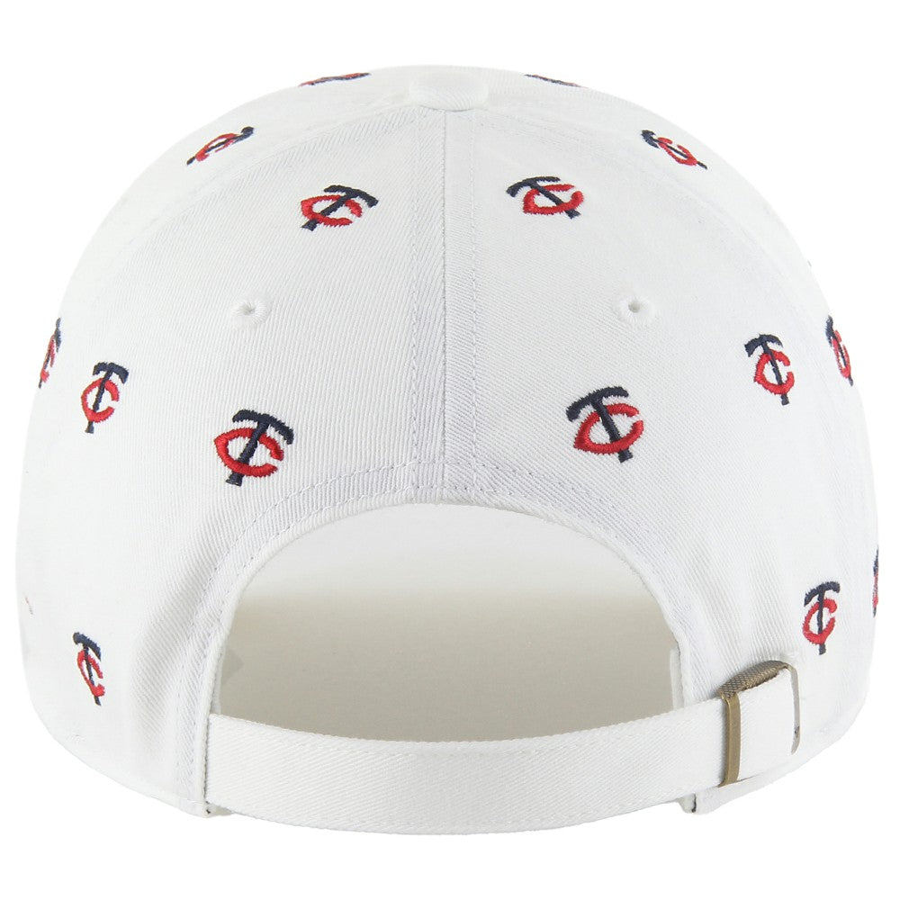 Minnesota Twins Women's Confetti Clean Up Adjustable Hat White