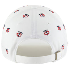 Minnesota Twins Women's Confetti Clean Up Adjustable Hat White