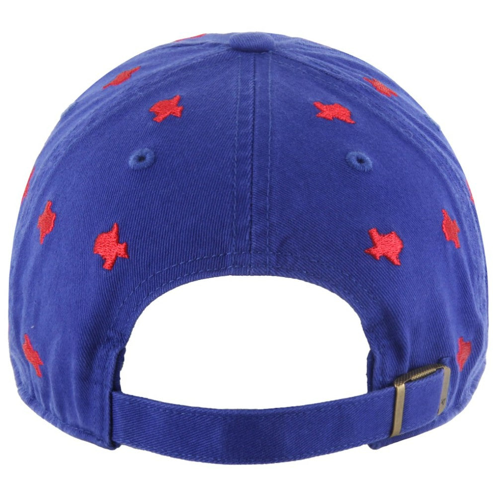 Texas Rangers Women's Confetti Clean Up Adjustable Hat Royal