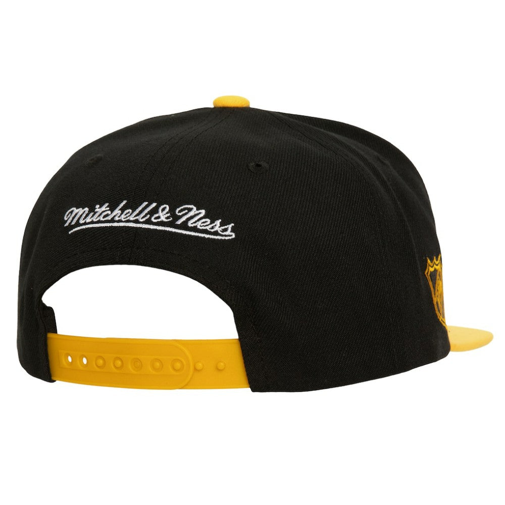 Boston Bruins Mitchell & Ness Soul Triple Up Snapback Hat - Black Hats