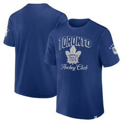 Toronto Maple Leafs Fanatics Decades Collection Made To Last T-Shirt - Blue T-shirts