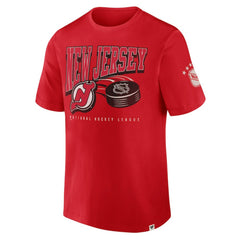 New Jersey Devils Fanatics Decades Collection Made To Last T-Shirt - Red T-shirts