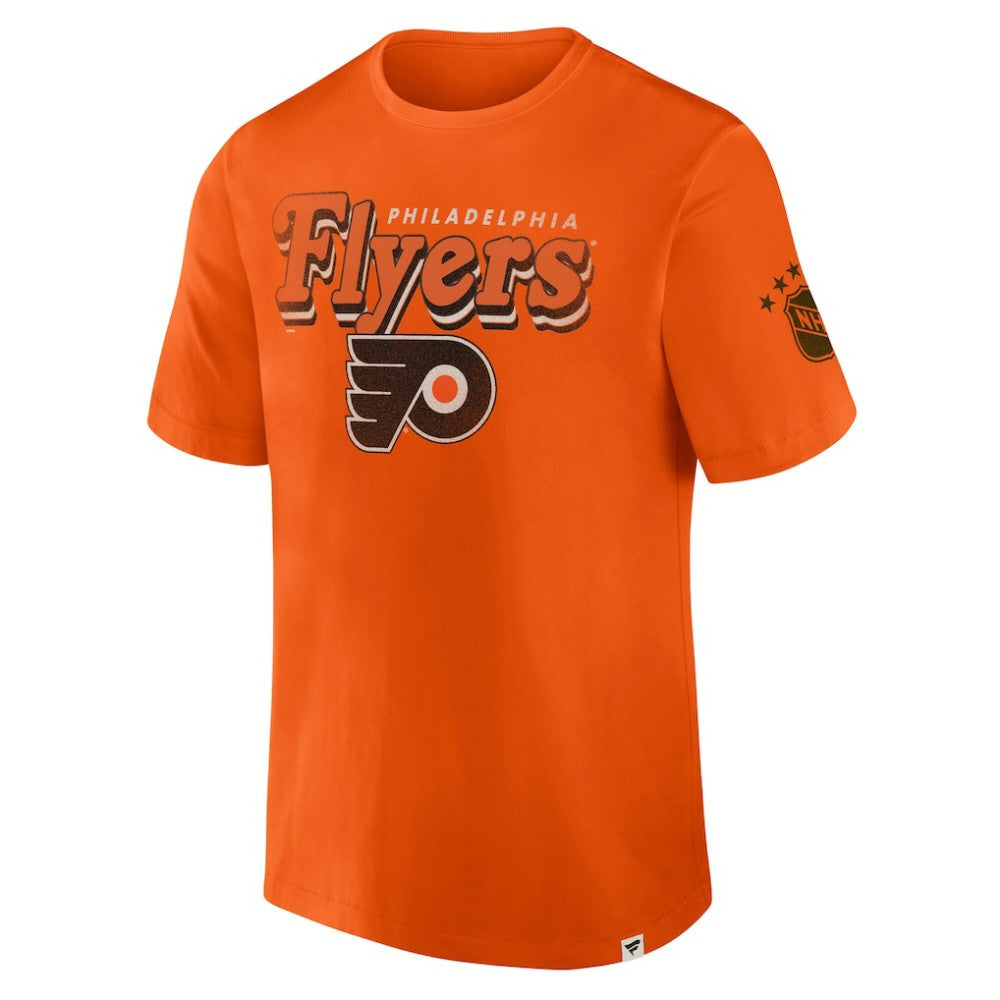 Philadelphia Flyers Fanatics Decades Collection Made To Last T-Shirt - Orange T-shirts