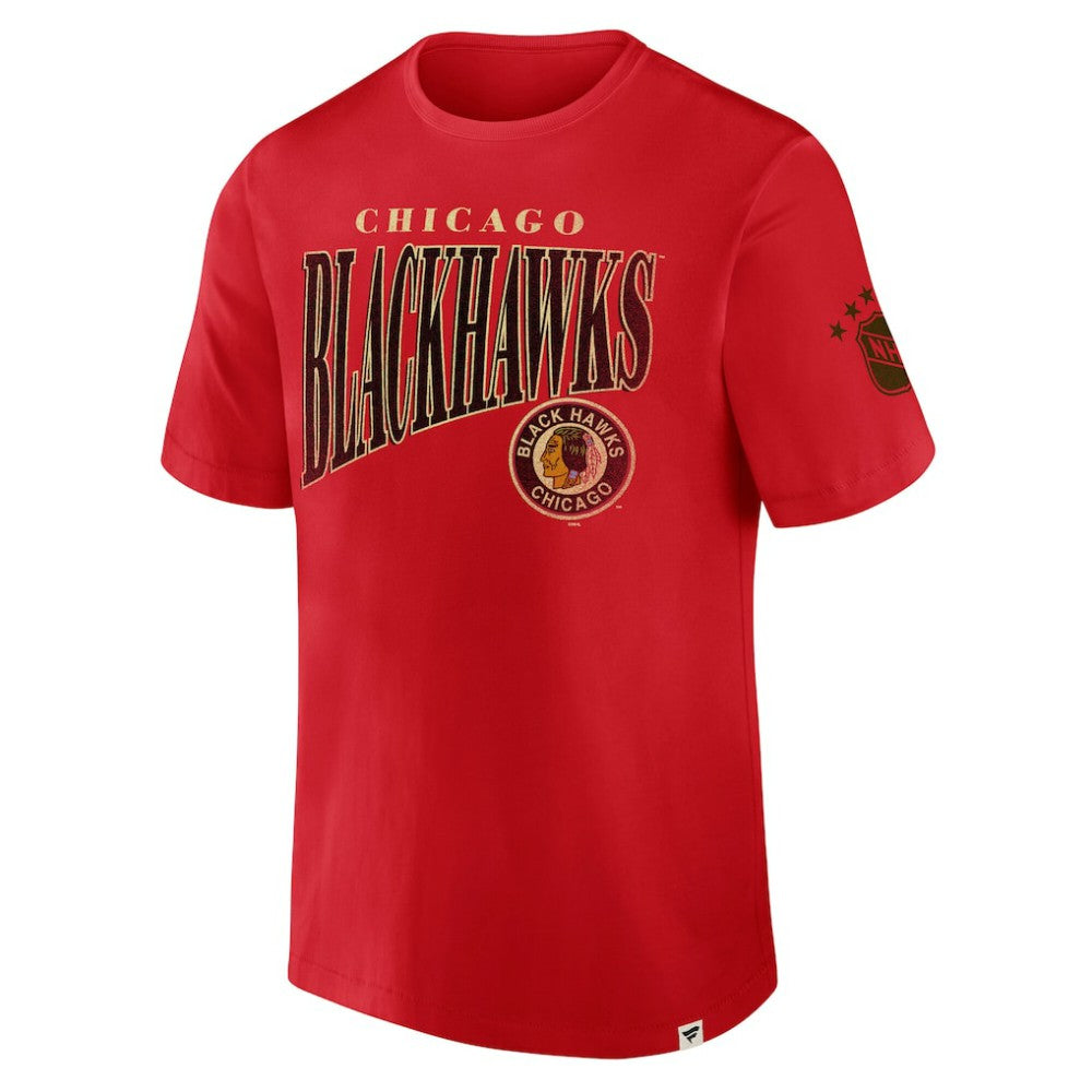 Chicago Blackhawks Fanatics Decades Collection Made To Last T-Shirt - Red T-shirts