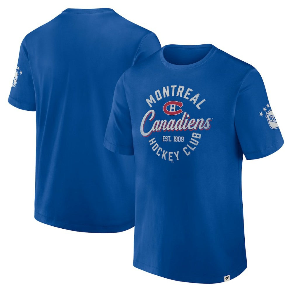 Montreal Canadiens Fanatics Decades Collection Made To Last T-Shirt - Royal T-shirts