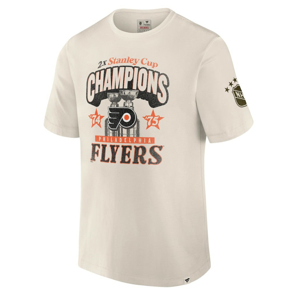 Philadelphia Flyers Fanatics Decades Collection Timeless T-Shirt - White T-shirts