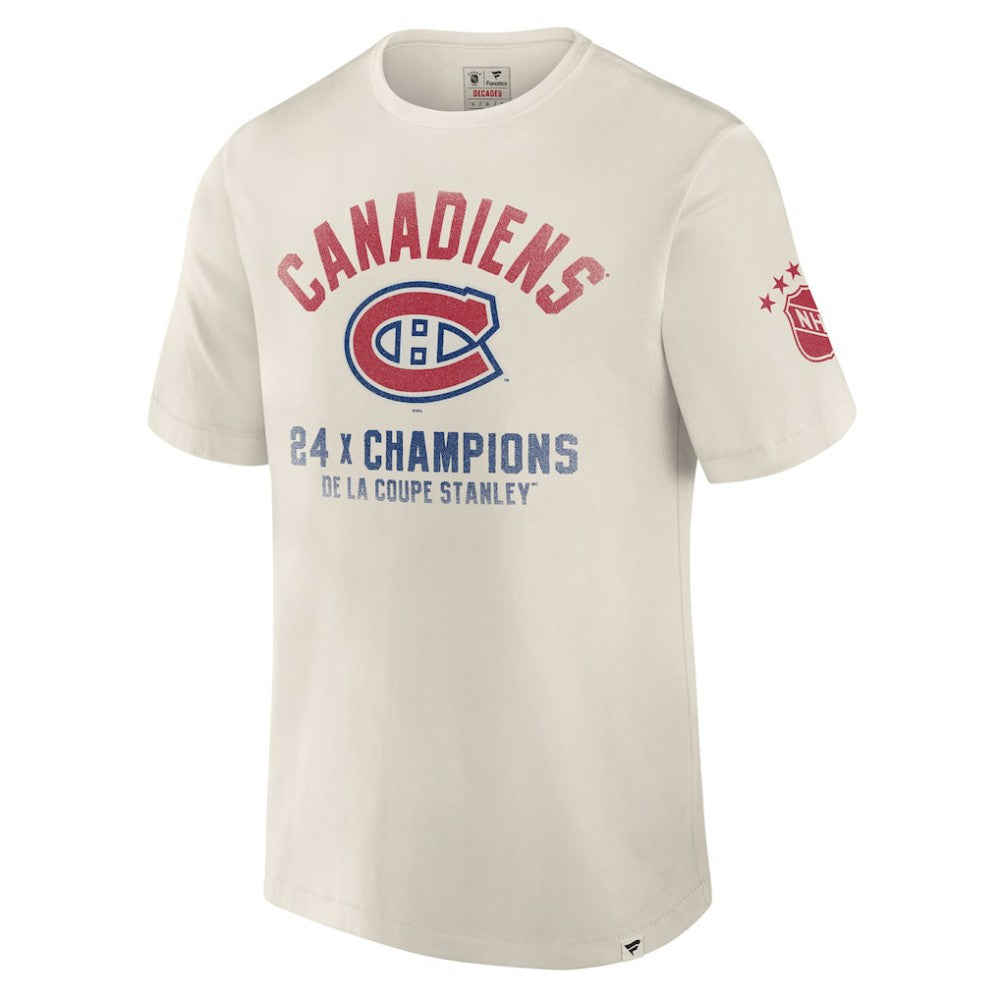 Montreal Canadiens Fanatics Decades Collection Timeless T-Shirt - White T-shirts