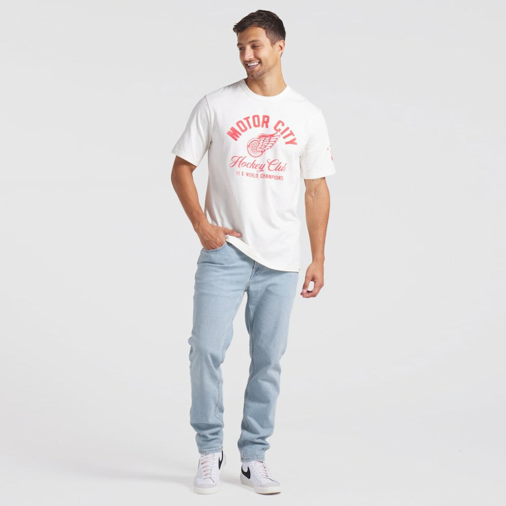 Detroit Red Wings Fanatics Decades Collection Timeless T-Shirt - White T-shirts