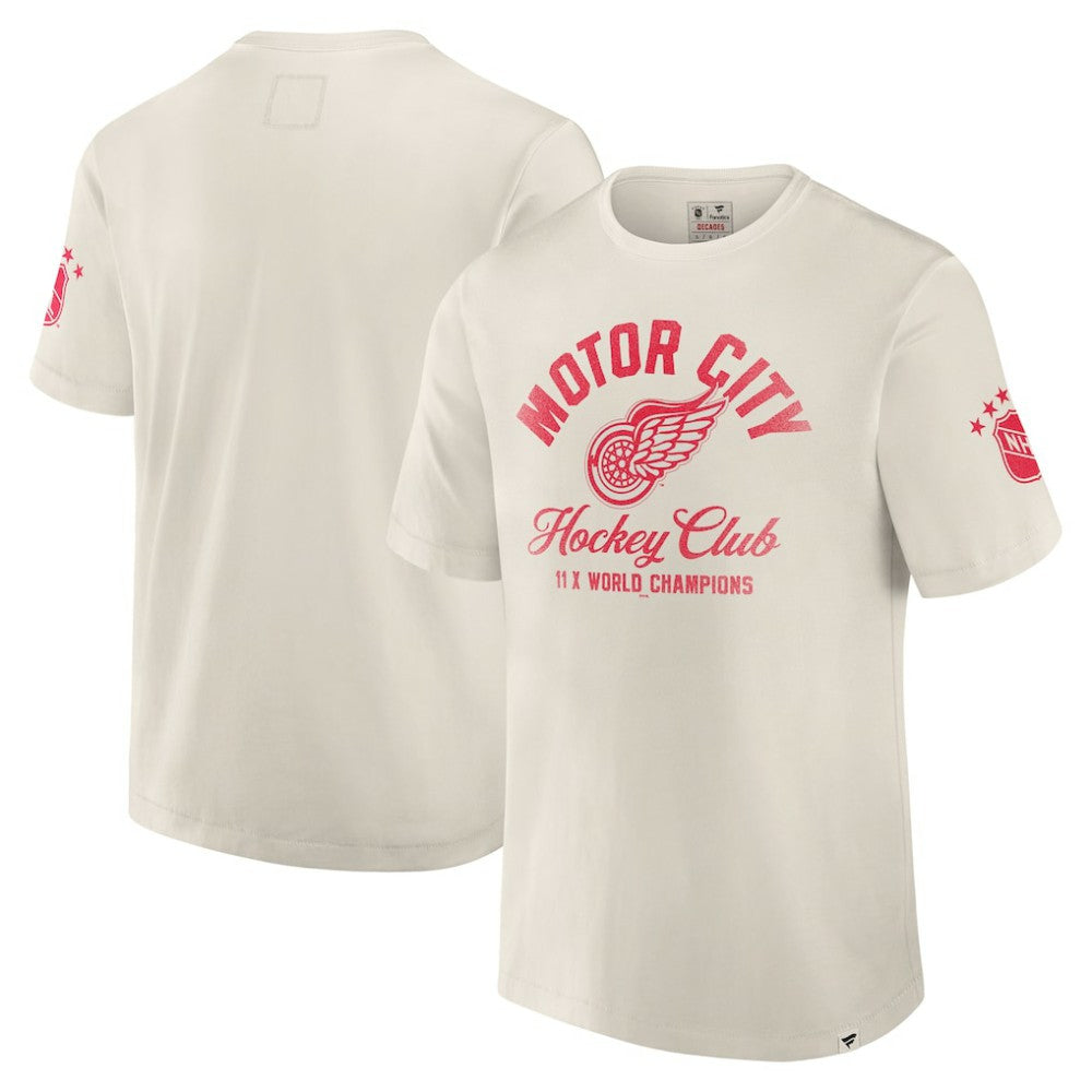 Detroit Red Wings Fanatics Decades Collection Timeless T-Shirt - White T-shirts