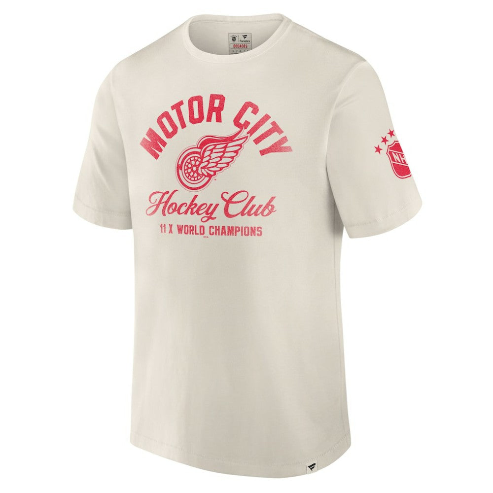 Detroit Red Wings Fanatics Decades Collection Timeless T-Shirt - White T-shirts