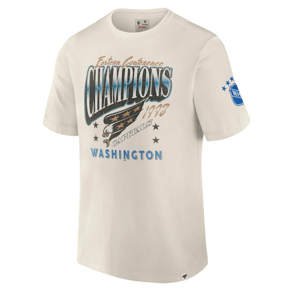 Washington Capitals Fanatics Decades Collection Timeless T-Shirt - White T-shirts