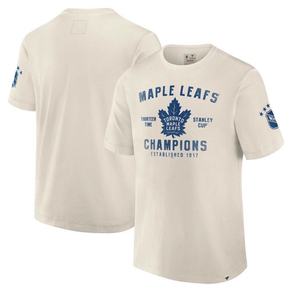 Toronto Maple Leafs Fanatics Decades Collection Timeless T-Shirt - White T-shirts