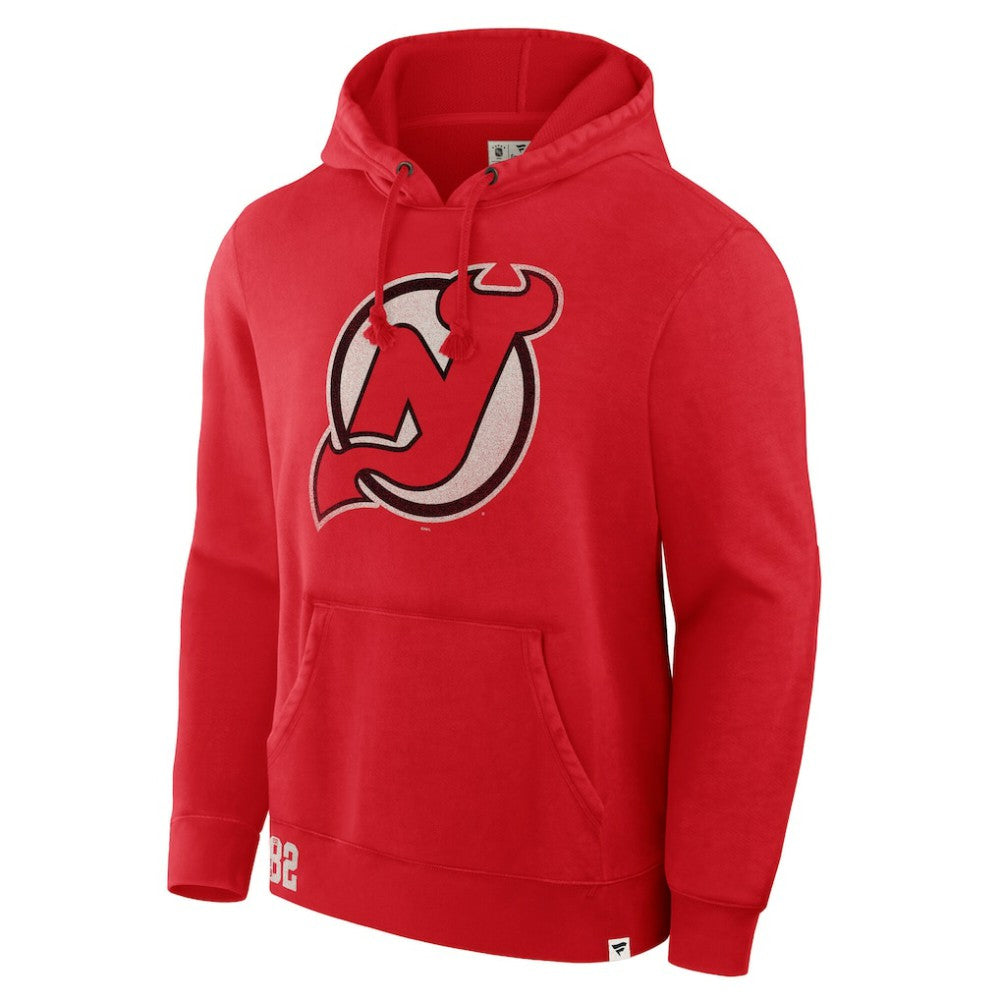 New Jersey Devils Fanatics Decades Collection Tradition Hoodie - Red Jerseys