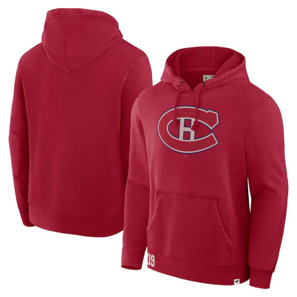 Montreal Canadiens Fanatics Decades Collection Tradition Hoodie - Red Hoodies