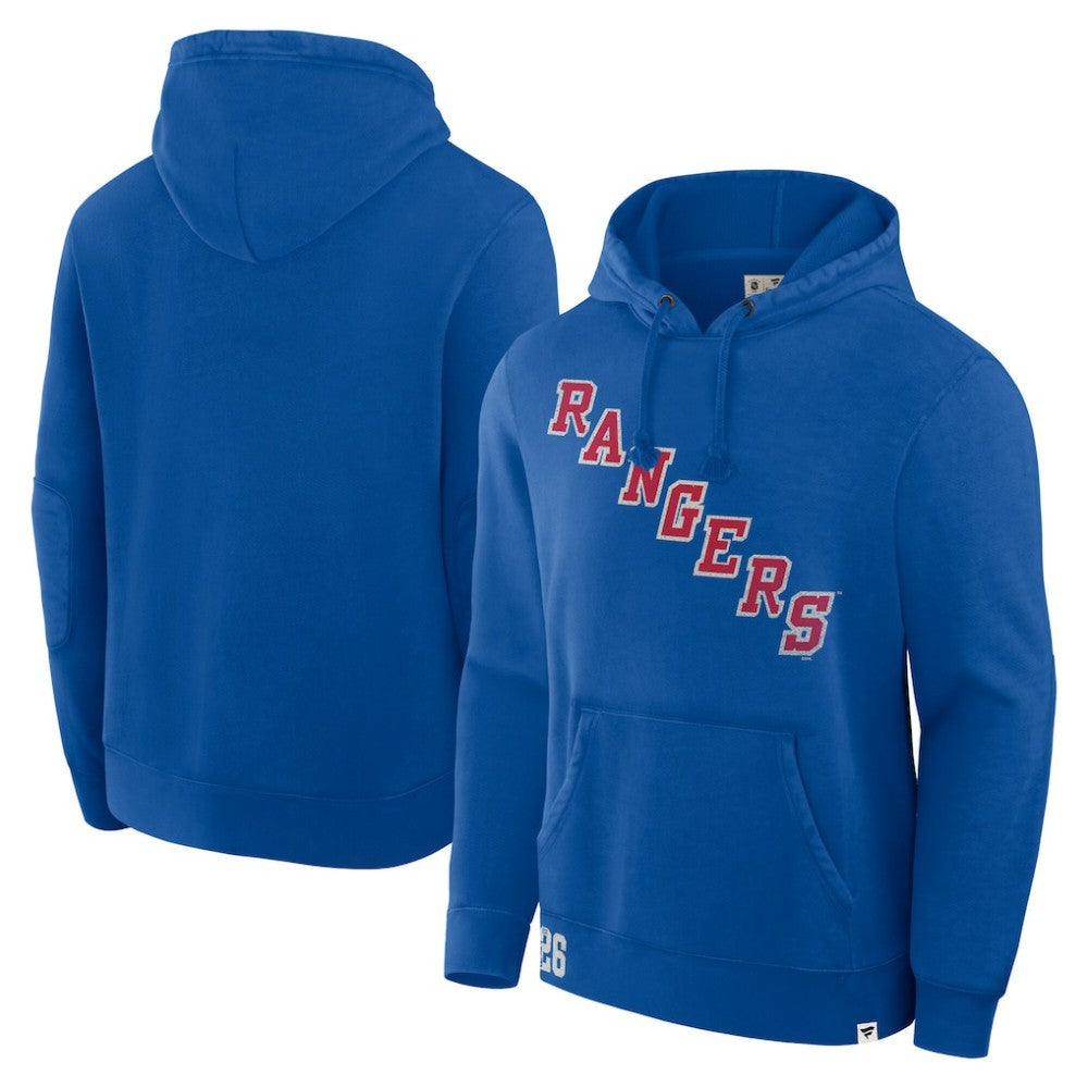New York Rangers Fanatics Decades Collection Tradition Hoodie - Blue Hoodies